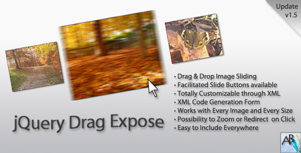 jquery drag expose