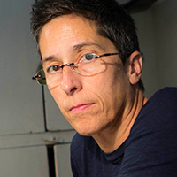 Profile portrait of Alison Bechdel