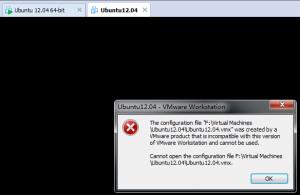 VmWare Error