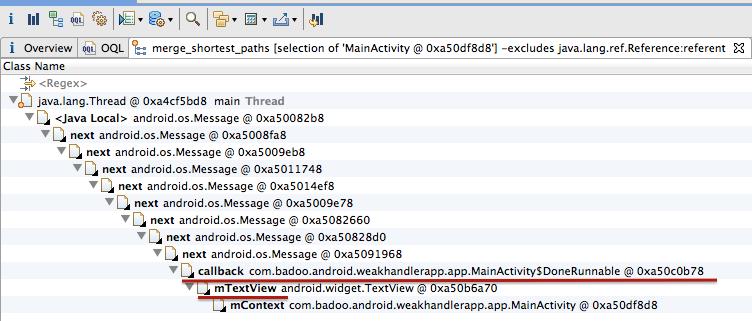 Analyse static runnable HPROF