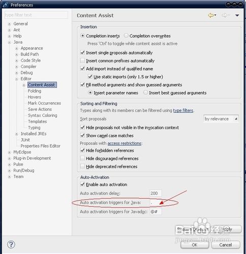 怎样增强MyEclipse的代码自动提示功能