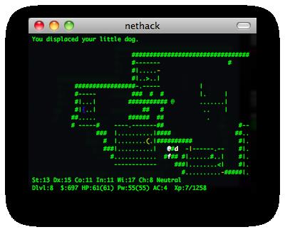 nethack screenshot