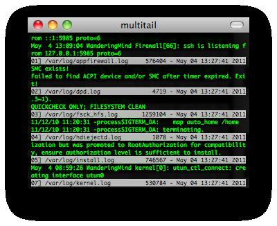 multitail screenshot