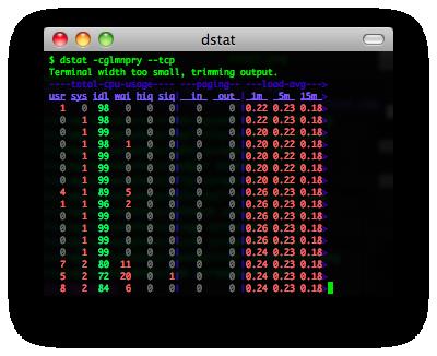 dstat screenshot