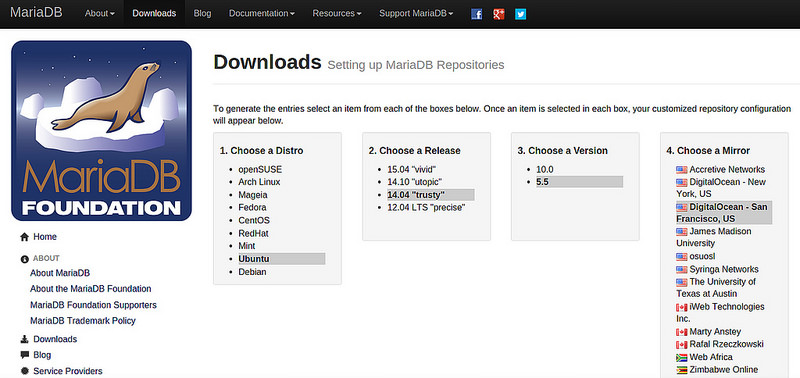 Download_mariaDB