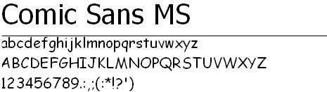 Comic Sans MS