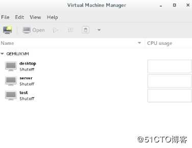 redhat7.3使用virt-manager图形化