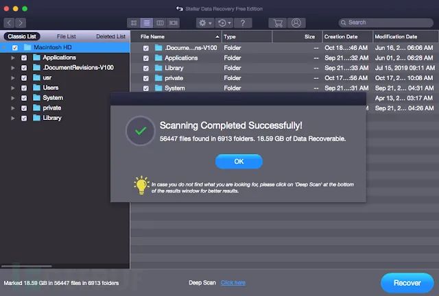如何随心所欲恢复macOS中被删除的文件