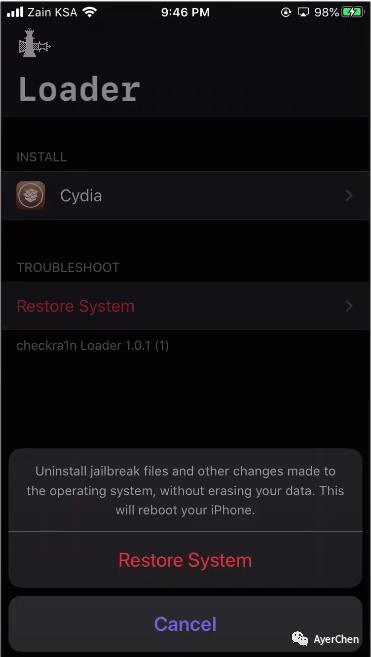 IOS |千呼万唤！OdysseyRa1n越狱，Windows教程。