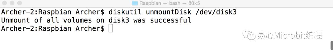 透过 MacOS 安装 Raspbian