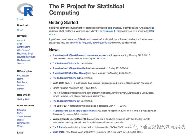 Mac版R语言下载安装（附视频教学）