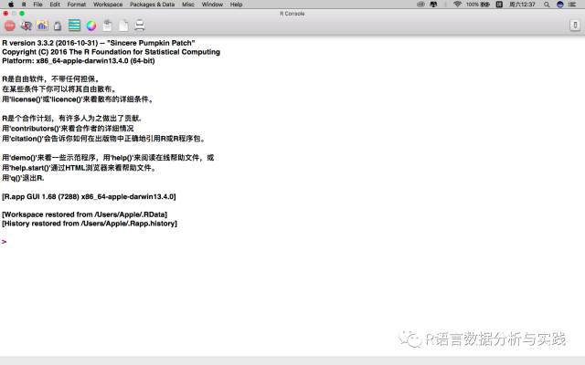Mac版R语言下载安装（附视频教学）