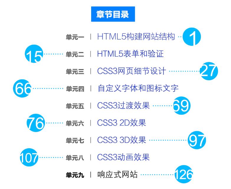 推荐|《HTML5+CSS3响应式网站开发项目案例教程》