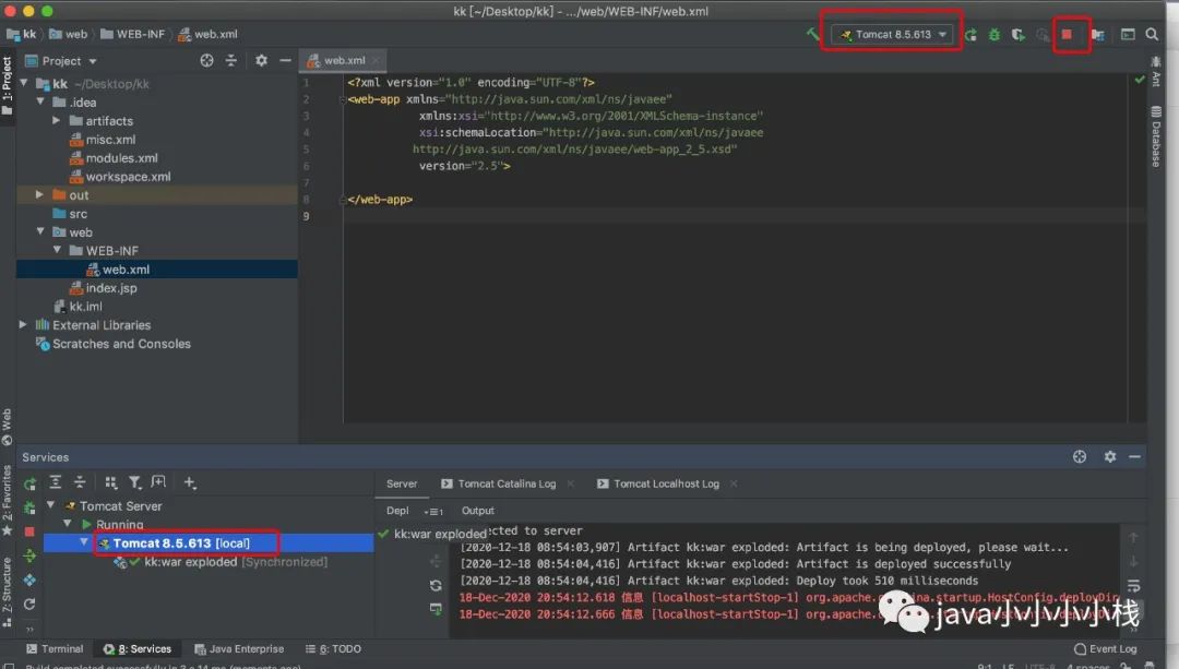 Servlet1 Mac 下 Tomcat和IntelliJ IDEA结合使用