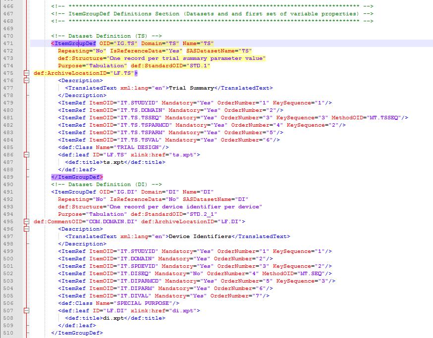 深入解剖SDTM-Define.XML