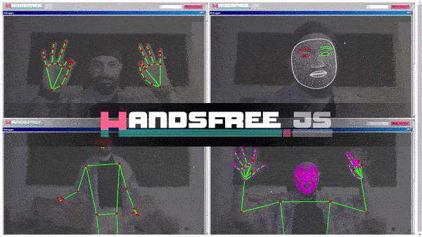 Handsfree.js — 一个通过计算机视觉集成手势，面部表情和各种姿势识别的前端库