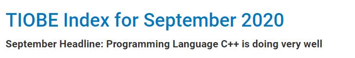 TIOBE 9 月榜单：C++ 重振旗鼓，Java 同比下滑最多