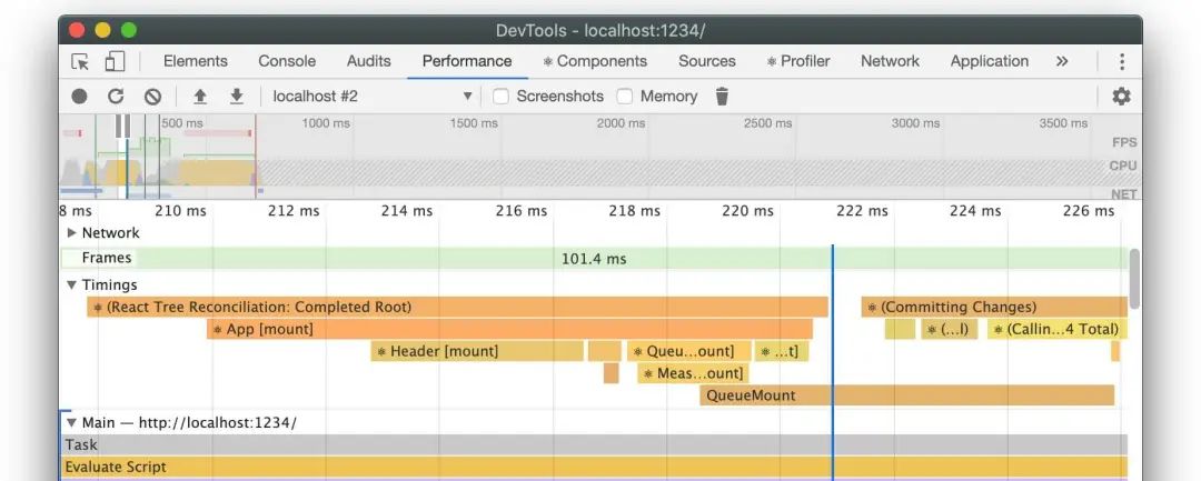 React.js 性能分析