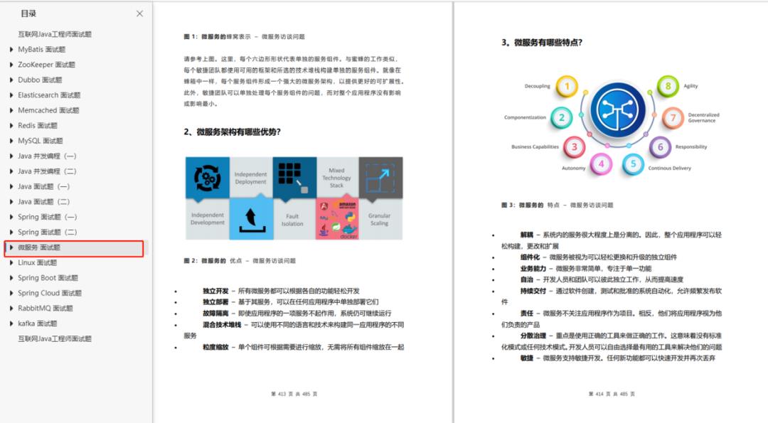 免费领取：24个Java核心常用技术栈解析，2000道常见大厂面试题合集