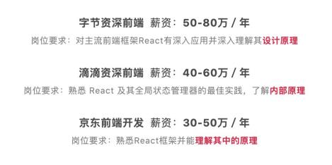 私藏！大厂发布的前端要求，掌握React年薪竟然这么高！