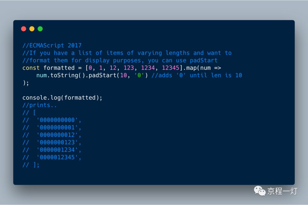 每日前端夜话(No.0x01)——ECMAScript 2016,2017和2018中所有新功能的示例（上）