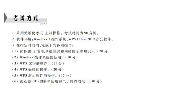 【考试大纲】计算机C++、Java语言程序设计、MS office、WPS Office