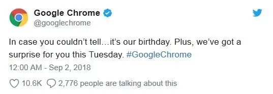 Chrome 10 周年，发布了 69 版本！还埋了个彩蛋？