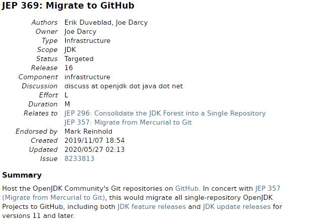 牛掰！OpenJDK 居然要迁移到 GitHub，再也不用龟速下载了！