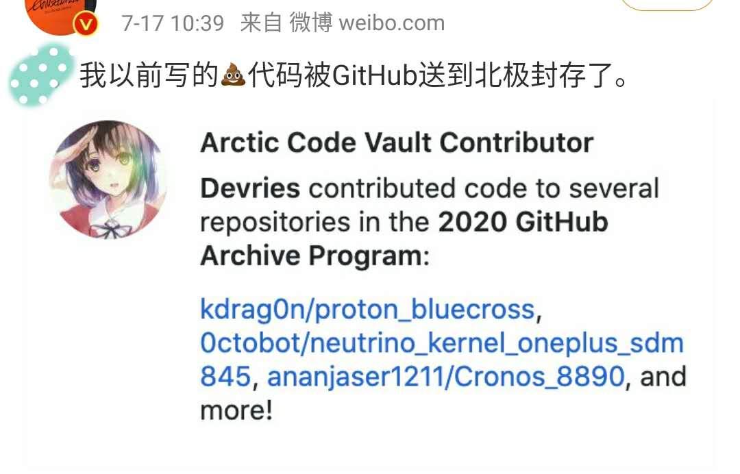 除了bug，GitHub可能还把你的女装照冻到了北极，1000年后还能读那种