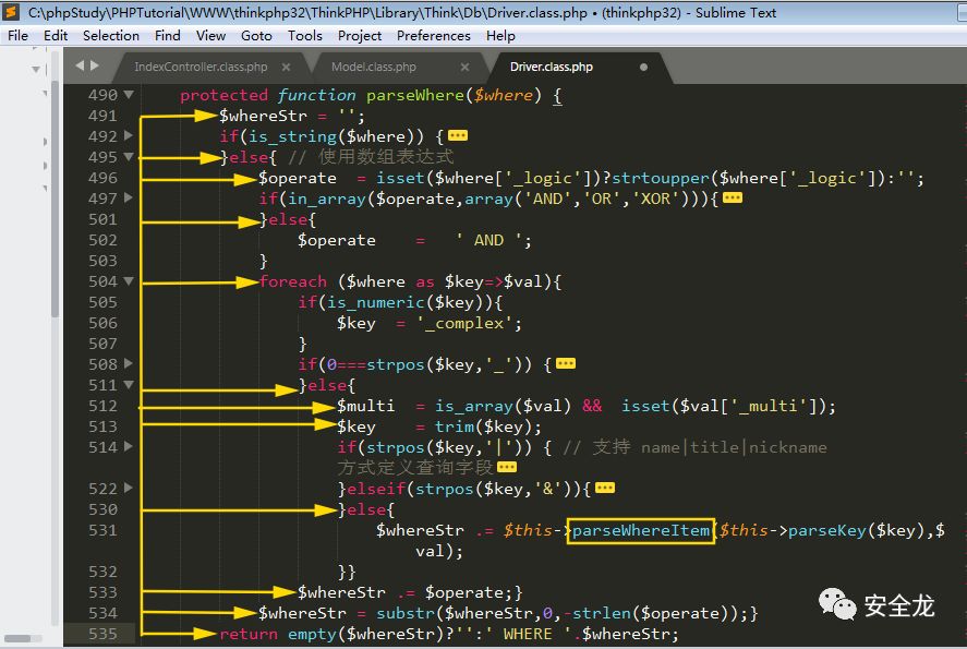 代码审计 | ThinkPHP3.2.x框架SQL注⼊