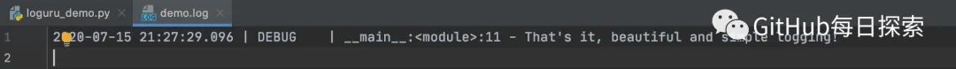 GitHub：你的日志记录方式何必是logging！！！