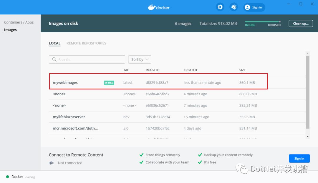 已发布好的.NET Core项目文件如何打包为Docker镜像文件