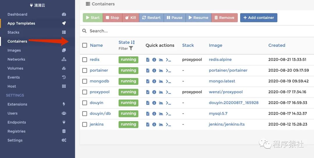 docker图形化管理工具Portainer