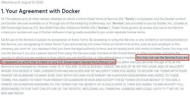 知识点：Docker实体清单限制的影响分析