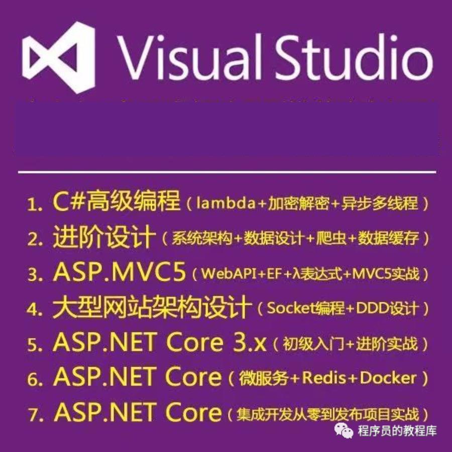 C# 程序员编程 ASP.NET CORE MVC5 EF Redis 多线程 异步 爬虫 视频教程