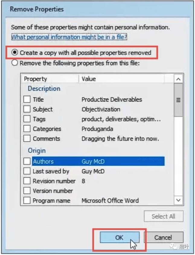 如何从Microsoft Office文档中完全删除那些暴露你身份的元数据？