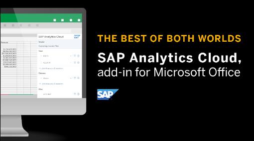 SAP分析云与Microsoft Excel集成了~