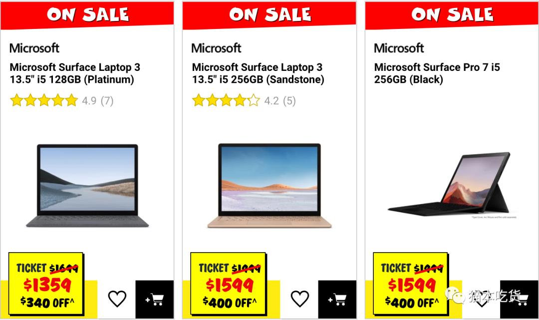 JB Hi-Fi Microsoft Surface 系列笔记本电脑8折！最高省$750!