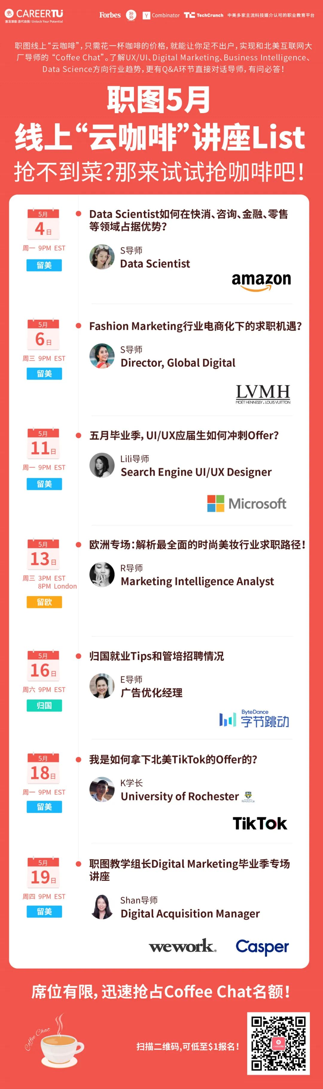 定了！Facebook、Amazon、Microsoft今年仍将开放上千个实习岗位