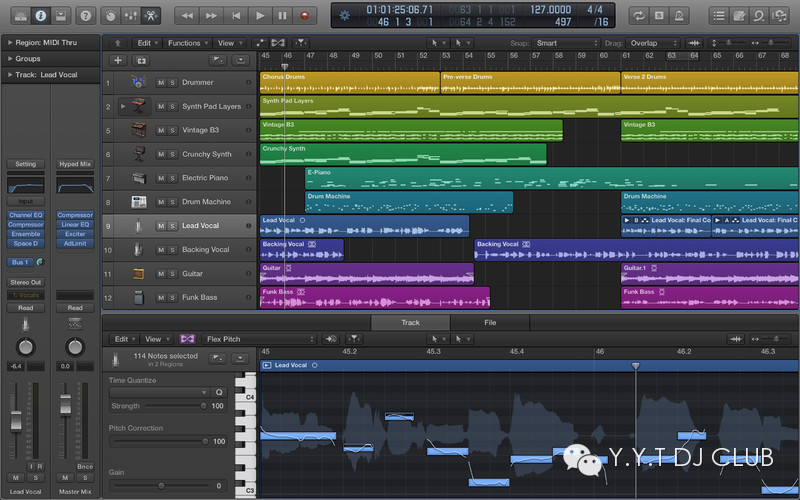 免费下 Apple Logic Pro X 10.1.0 Multilingual MacOSX