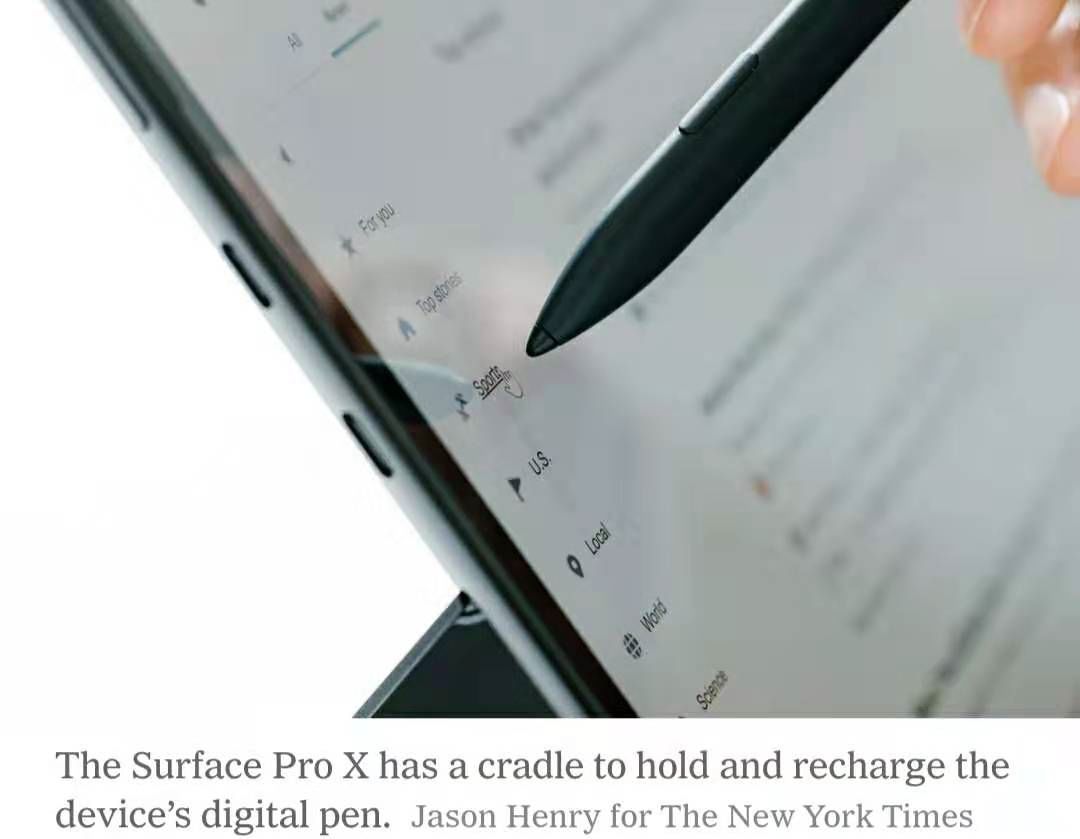 NYT | Microsoft Surface Pro X Review: Powerful but So-So Tablet