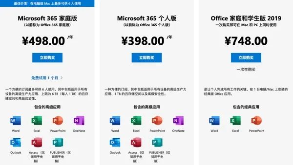 限量200份｜Microsoft Office 365 家庭版仅需 99 元