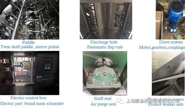 【唐迪资讯】卧式双轴桨叶混合机Horizontal Twin Shaft Paddle Mixer