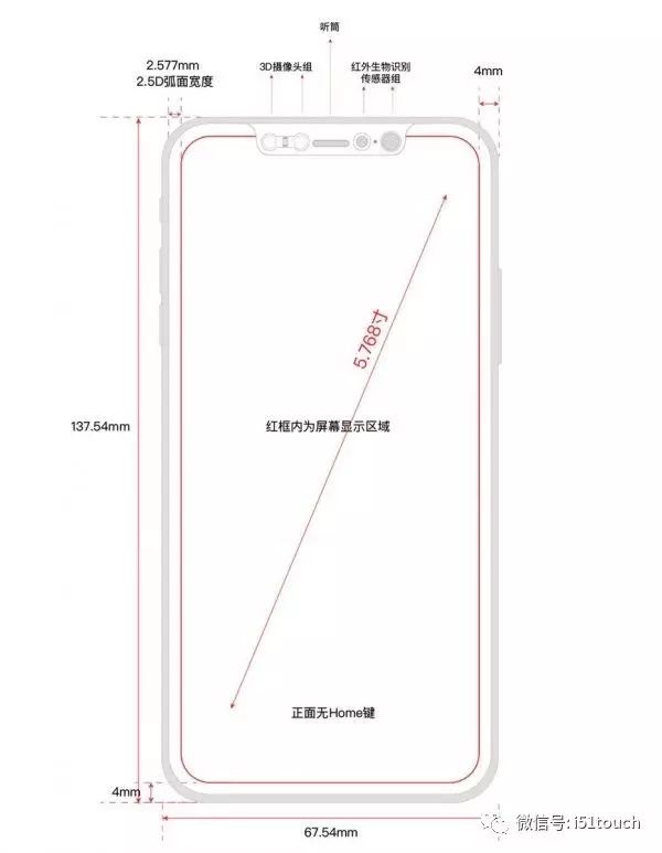 Twitter上有人分享几张据称是iPhone8正面玻璃盖板的照片