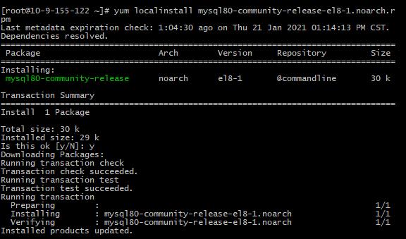 Yo！最新的 Centos 里装最新的 MySQL