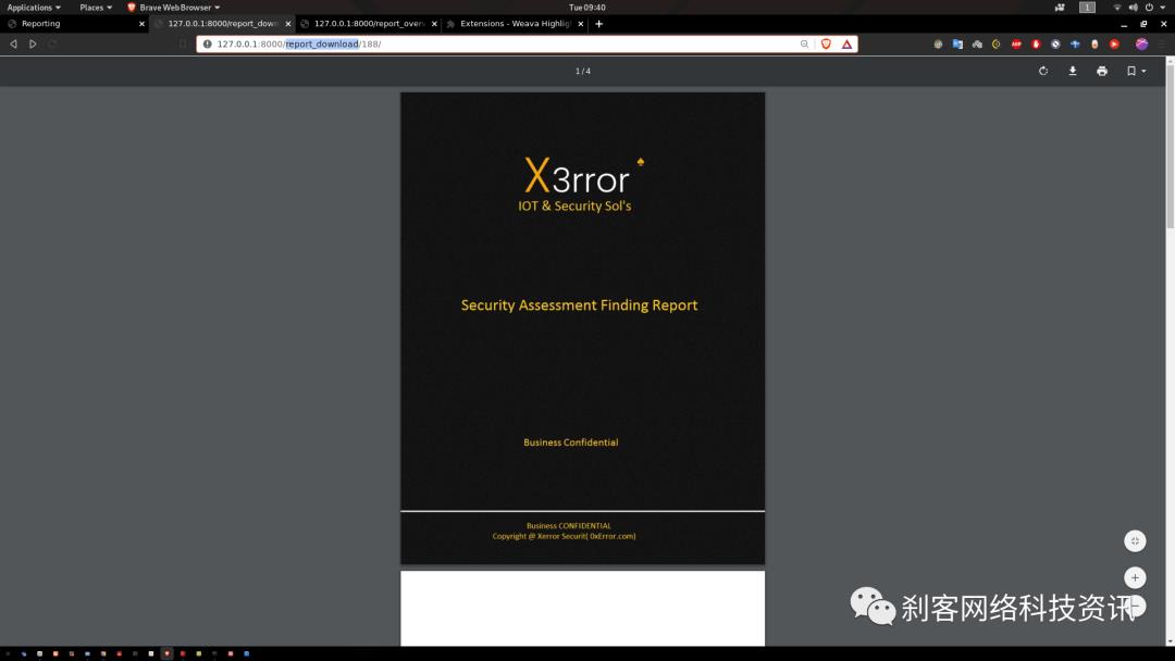 Xerror 全自动渗透测试工具 漏洞扫描+报告生成