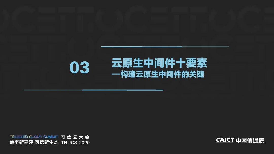 2020可信云线上峰会丨《云原生中间件白皮书（2020年）》解读