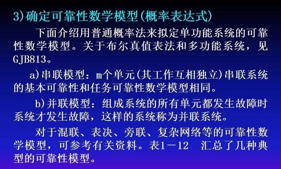 可靠性工程简述（附军品可靠性设计分析培训PPT）