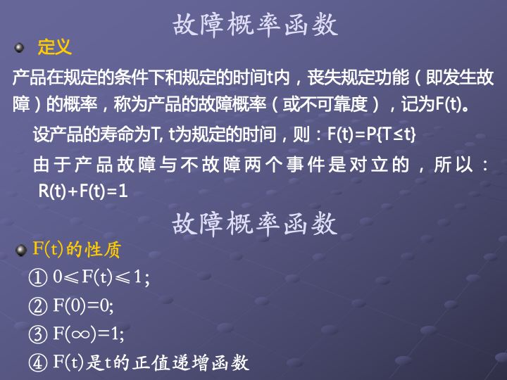 一组图看懂可靠性指标、可靠性分析、可靠性设计、可靠性试验