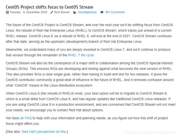 CentOS8不维护的真正原因
